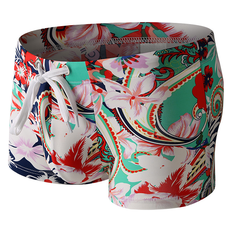 Men's Ice Silk Printed Swim Tr - Boxer Shorts Modal ulasan dan harga
