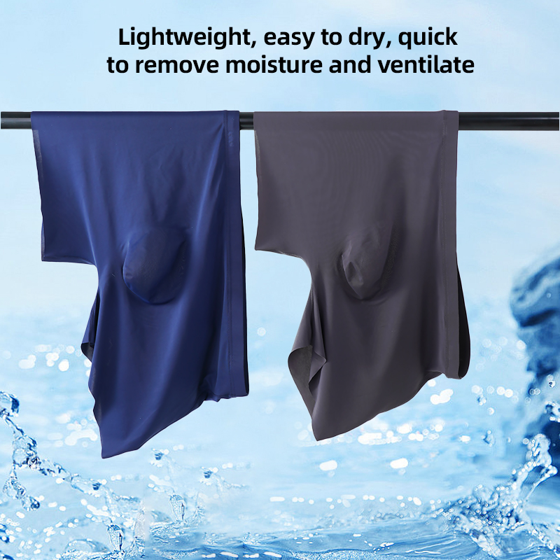 4Pcs/Lot Men Summer Ice Silk B - Boxer Shorts Modal ulasan dan harga