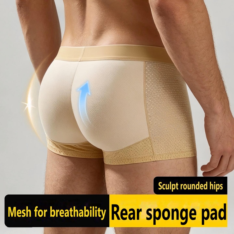 Men Padded Boxer Underwear Sex - Boxer Shorts Modal ulasan dan harga