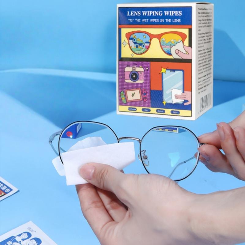 Glasses Wipes Anti-Fog Scratch - Bamboo Fiber Trunk ulasan dan harga